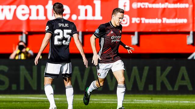 Jens Toornstra tekende voor de aansluitingstreffer namens Feyenoord.