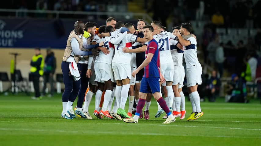 Rode kaart breekt FC Barcelona op in kwartfinale CL tegen Paris Saint-Germain