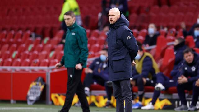 Trainer Erik ten Hag zag dat Ajax het niet makkelijk had met Lille.