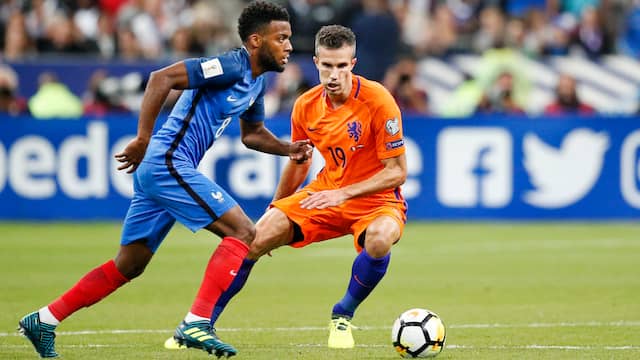 Van Persie tijdens Frankrijk-Nederland (Foto: ANP)