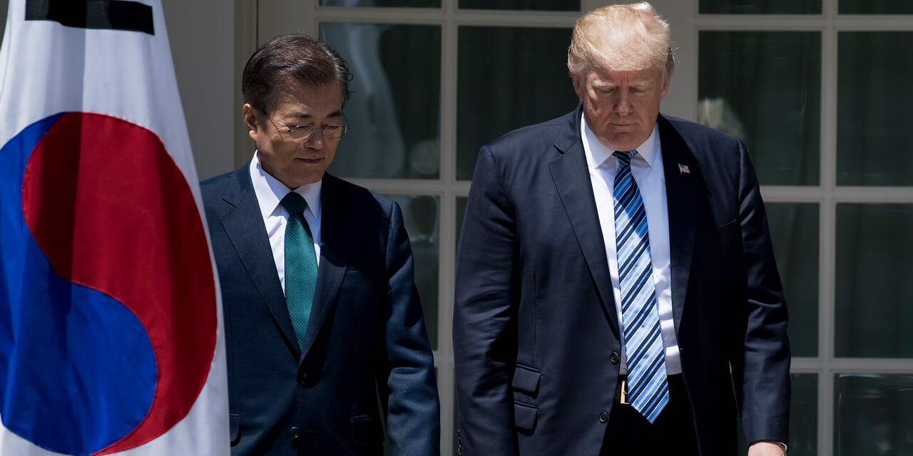 Trump wil bondgenootschap met Zuid-Korea hernieuwen