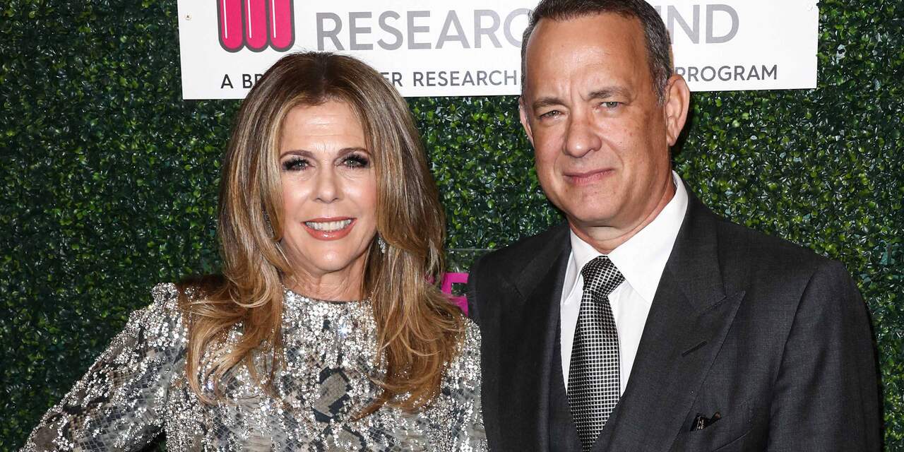 Tom Hanks en Rita Wilson weer thuis na coronabesmetting