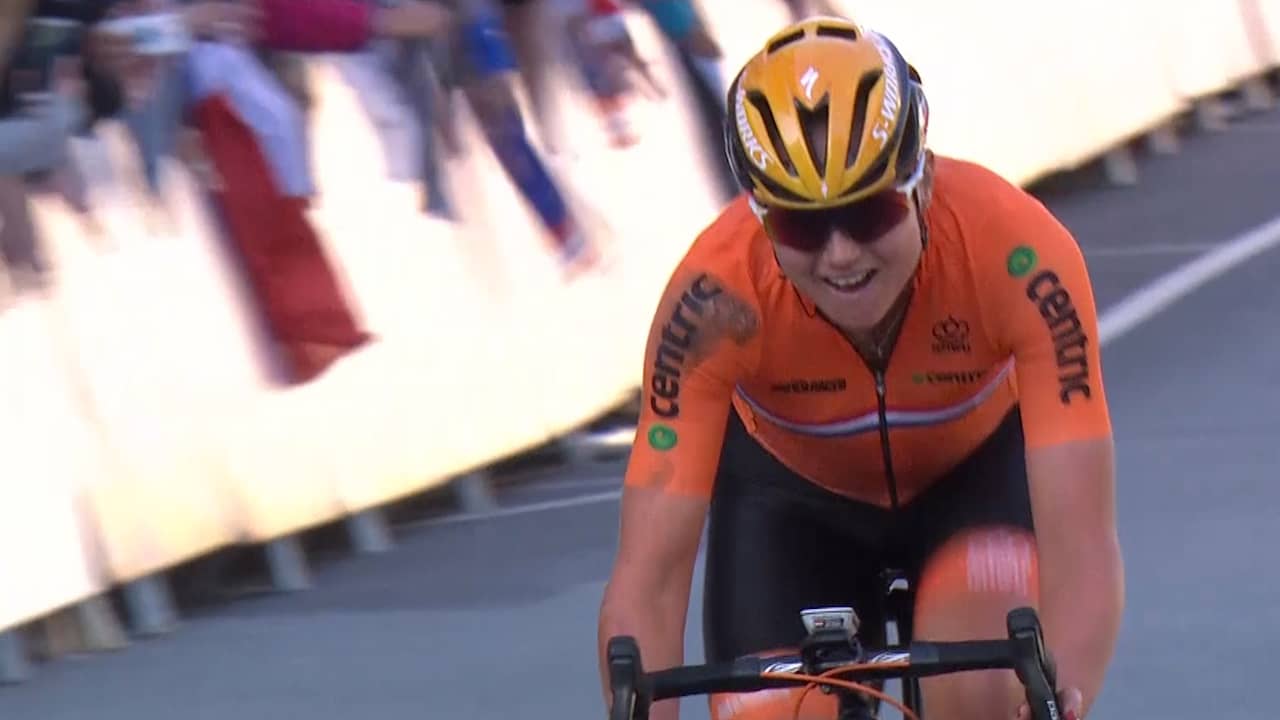 Blaak soleert naar goud in wegwedstrijd WK wielrennen