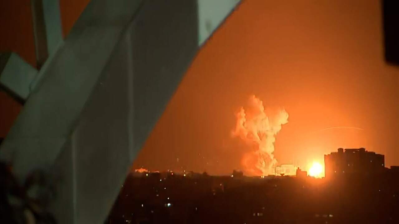 Beeld uit video: Gaza decor van luchtaanvallen na spanningen met Israël