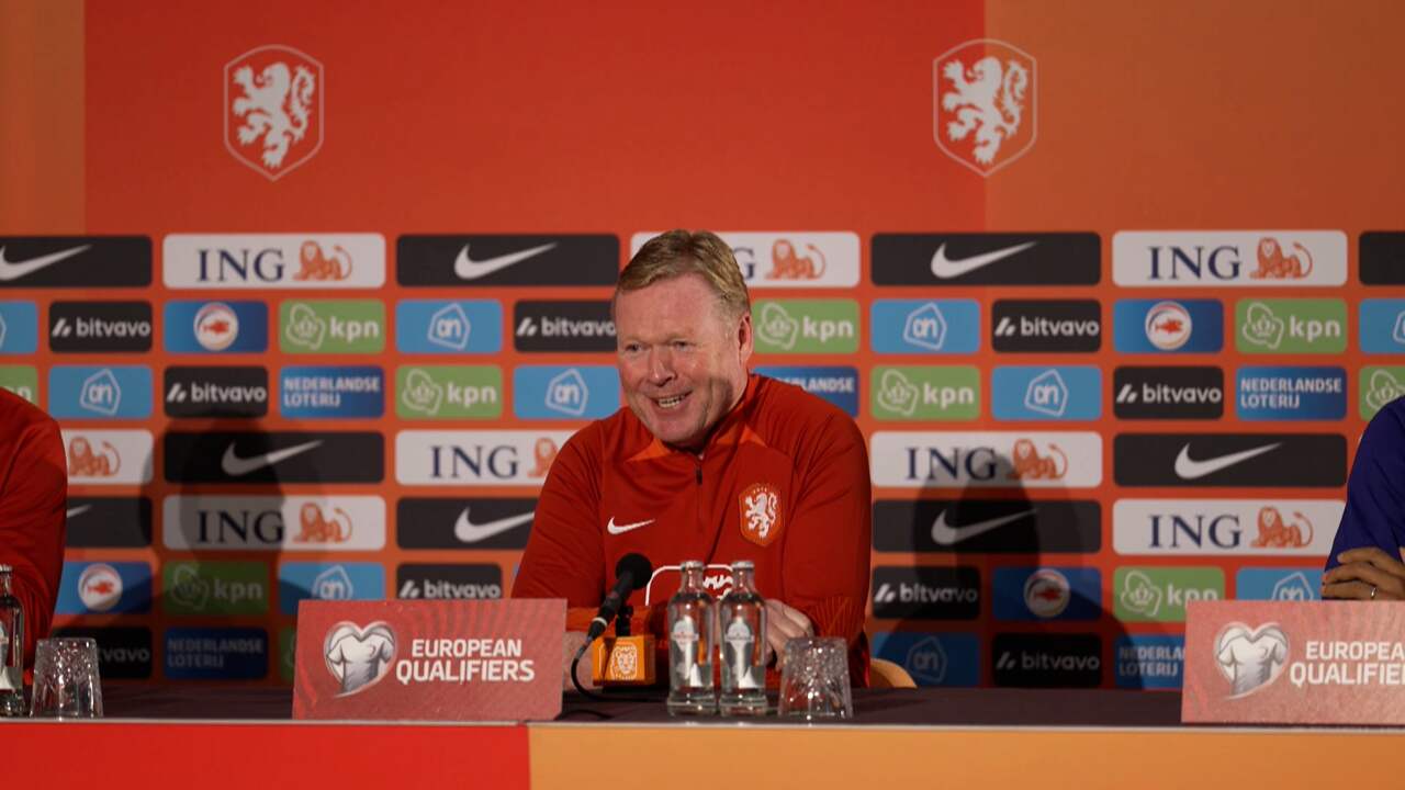 Beeld uit video: Koeman wil nog niets kwijt, maar hint op Verbruggen als keeper