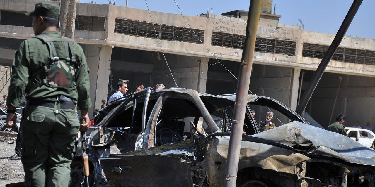Doden na bomaanslag op markt Damascus