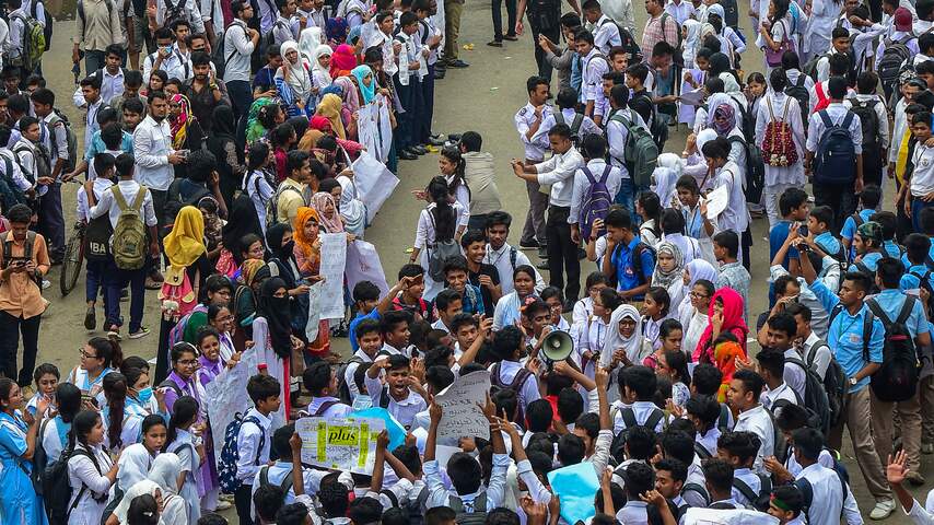 Tientallen studenten gewond bij protesten in Bangladesh