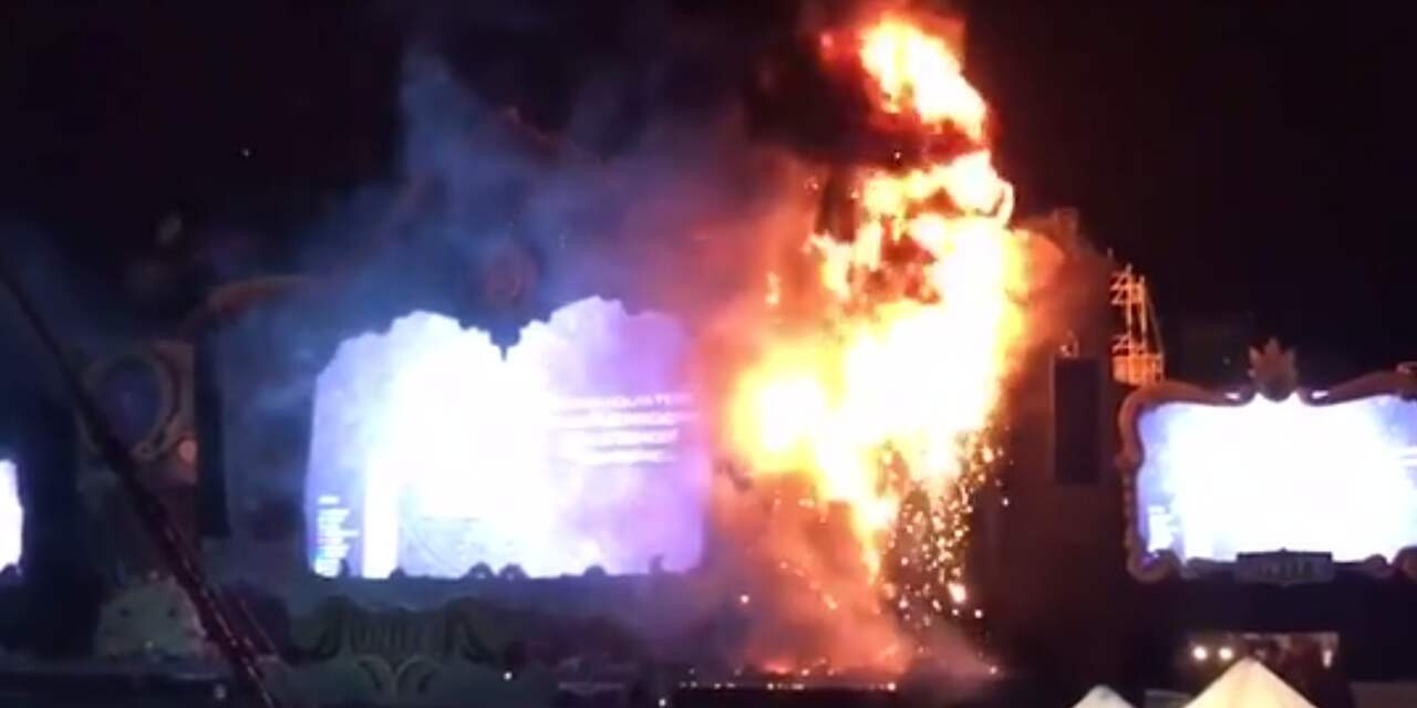 Twintigduizend festivalgangers Barcelona geëvacueerd na brand