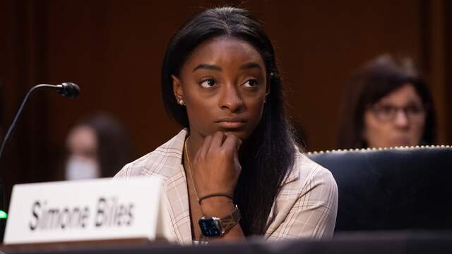 Simone Biles getuigde in september voor een onderzoek naar de gebeurtenissen.
