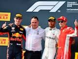 Verstappen rijdt naar knappe tweede plek in Frankrijk, Hamilton wint