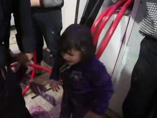Slachtoffer van gifgasaanval in Douma