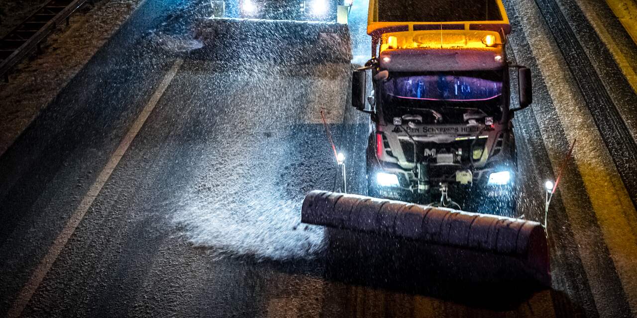 Eerste landelijke strooiactie van het seizoen: 2,5 miljoen kilo zout op de wegen