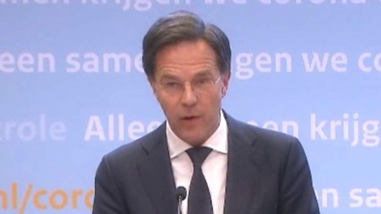 Beeld uit video: Rutte: 'Blij dat zo veel mensen met Pasen hebben volgehouden'