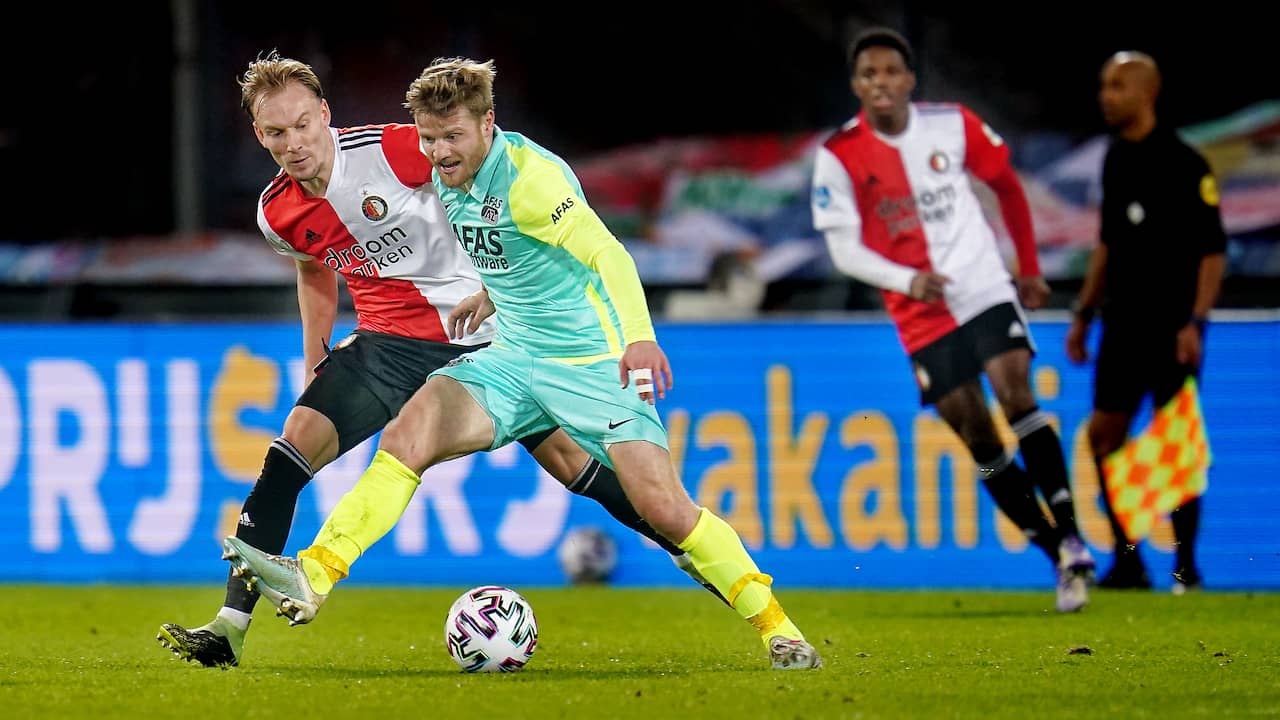 Feyenoord leed de tweede nederlaag op rij.