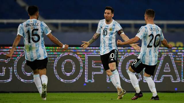 De rake vrije trap van Lionel Messi was niet genoeg voor de zege.