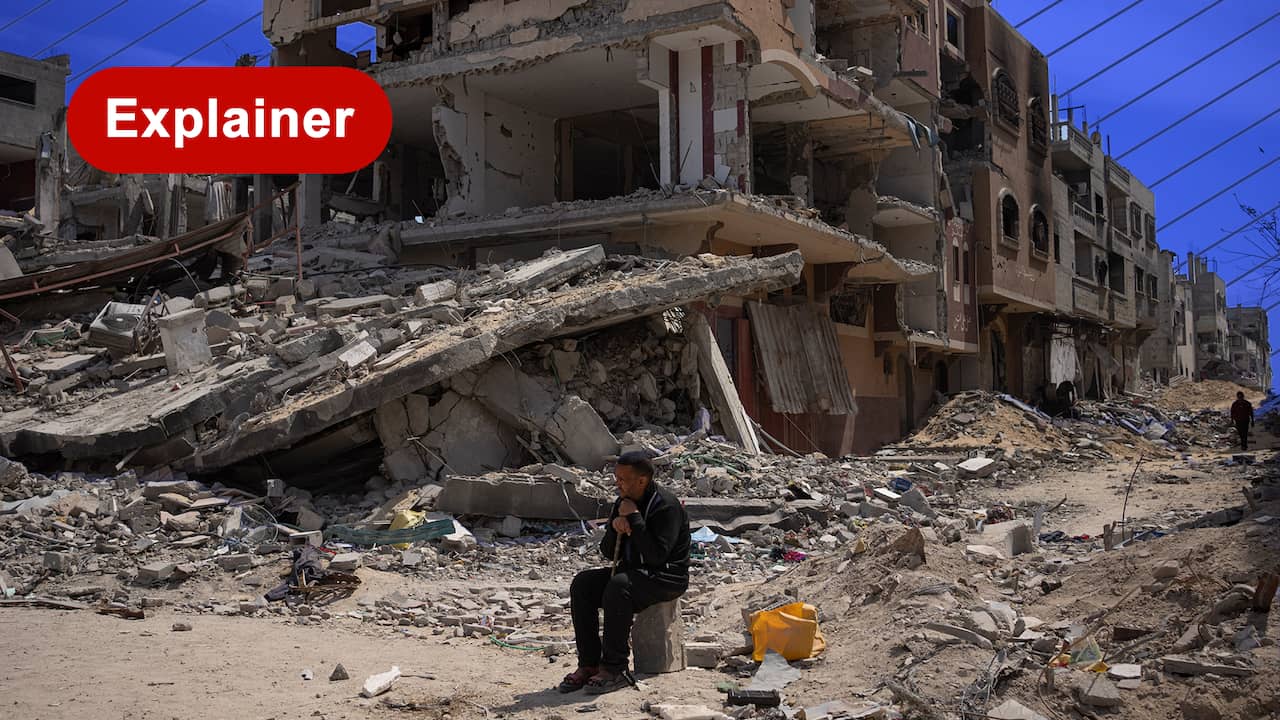 Beeld uit video: Huizen volledig verdwenen: zo ziet deze stad in Gaza er nu uit