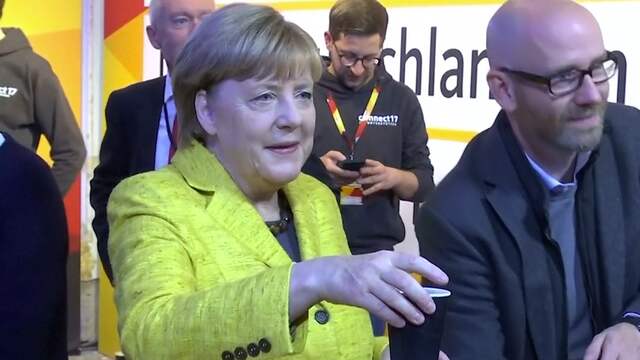 Merkel richt zich op jongeren en Europa op laatste dag verkiezingscampagne