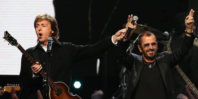 Paul McCartney en Ringo Starr
