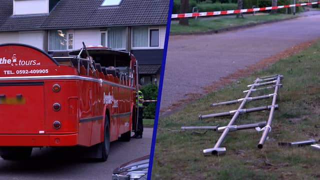 Veel hulpdiensten in Borger nadat lokale kampioenen uit open bus vallen