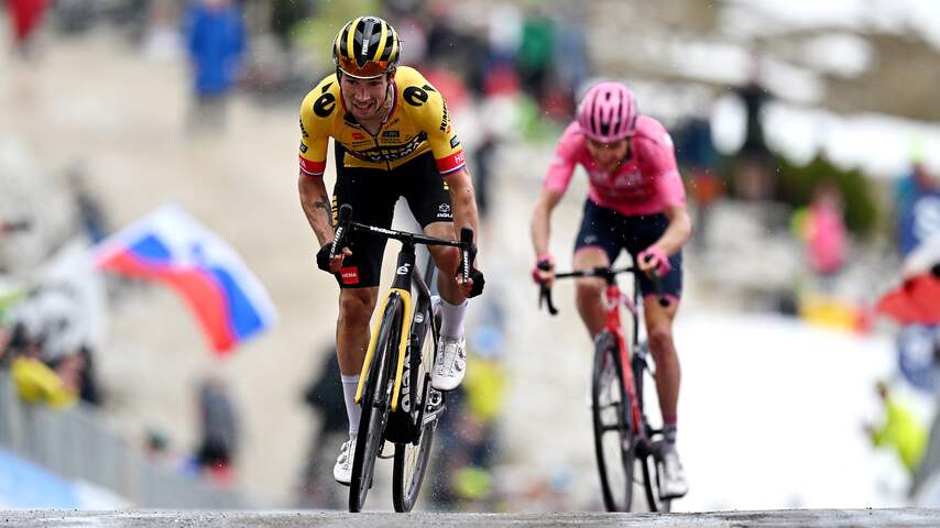 Thomas pareert aanval Roglic in koninginnenrit Giro, Arensman maakt indruk