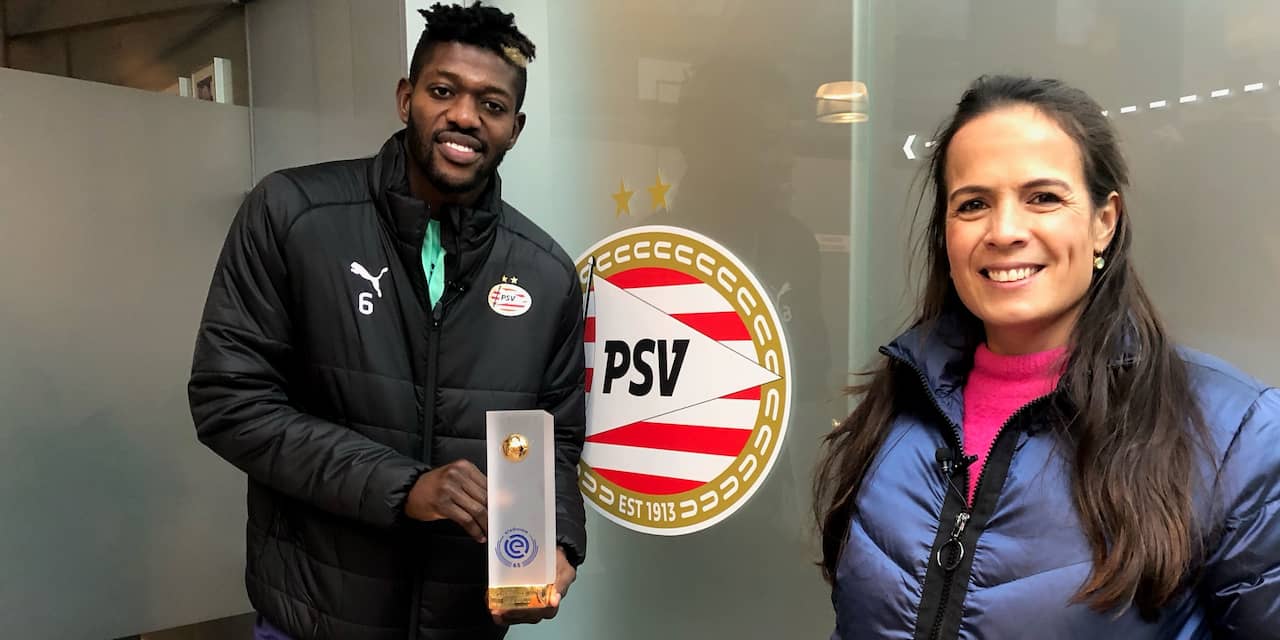 Sangaré als tweede PSV'er dit seizoen uitgeroepen tot Speler van de Maand