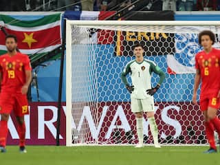 Courtois hekelt 'antivoetbal' Frankrijk na verlies in halve finale WK