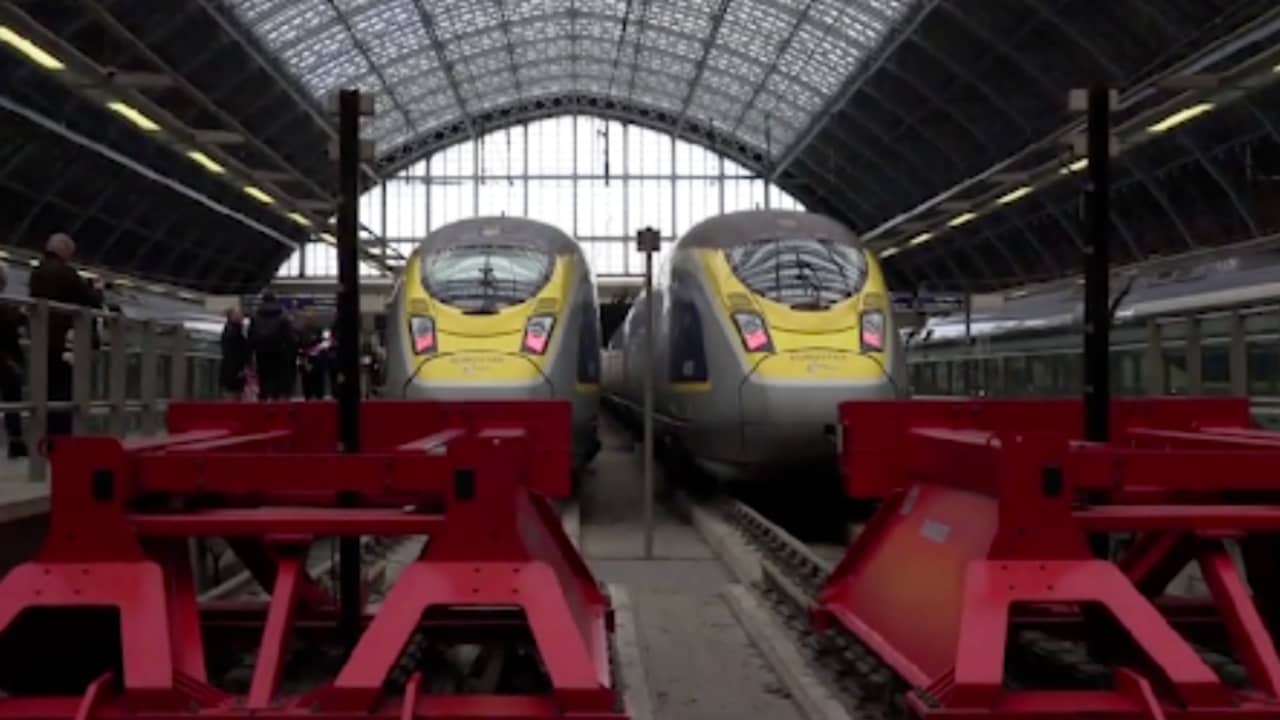 Beeld uit video: Presentatie Eurostar: uur sneller van Amsterdam naar Londen