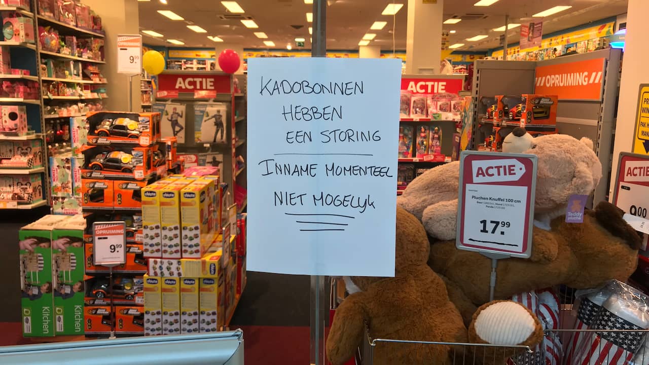 lenen uitzetten Rot Drukte bij Intertoys door problemen met inleveren cadeaukaarten |  Binnenland | NU.nl