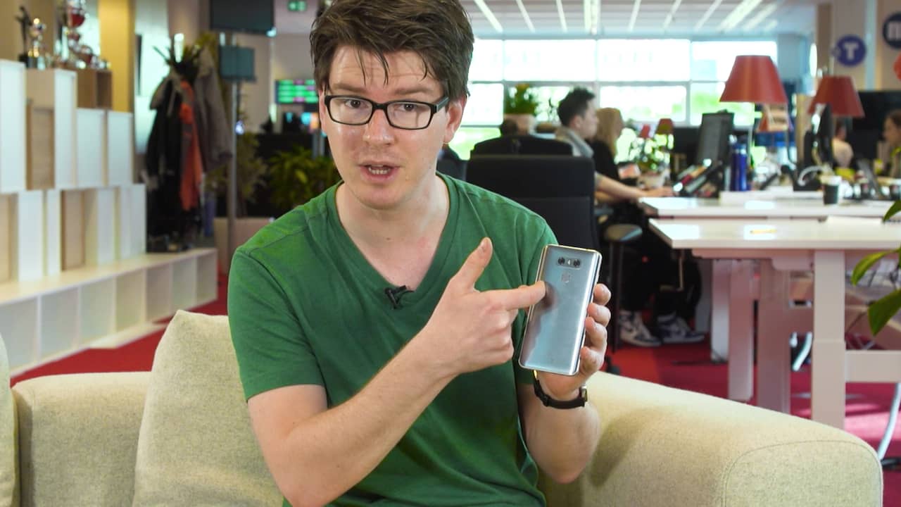 Beeld uit video: Review: LG G6 met zeer dunne schermranden