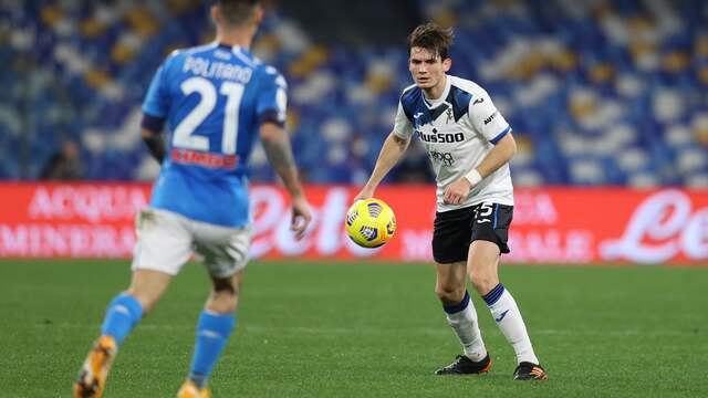 Marten de Roon speelde met Atalanta doelpuntloos gelijk bij Napoli.