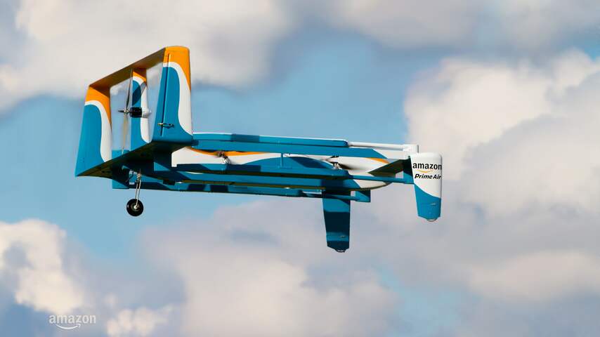 Amazon patenteert inzet van bezorgdrones als beveiligingscamera's