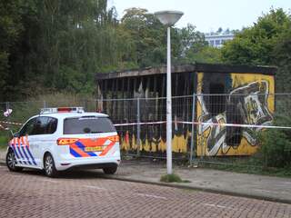 In bouwcontainer gevonden dode man Eindhoven omgekomen door brand