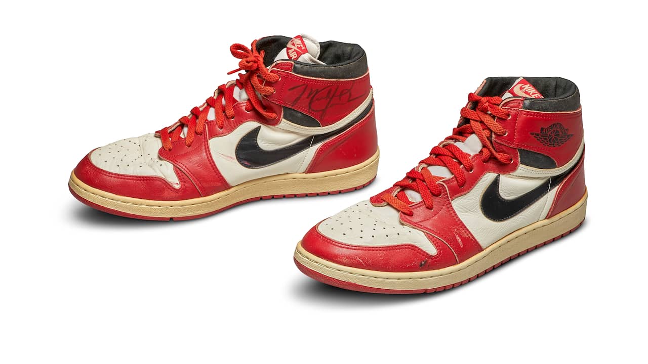 Schoenen van Michael Jordan uit 1985 