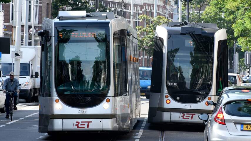 RET-tramconducteur aangevallen in de tram bij Kruisplein