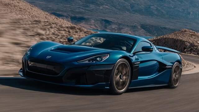 Met de Rimac C_Two kun je beter geen wedstrijdje doen.