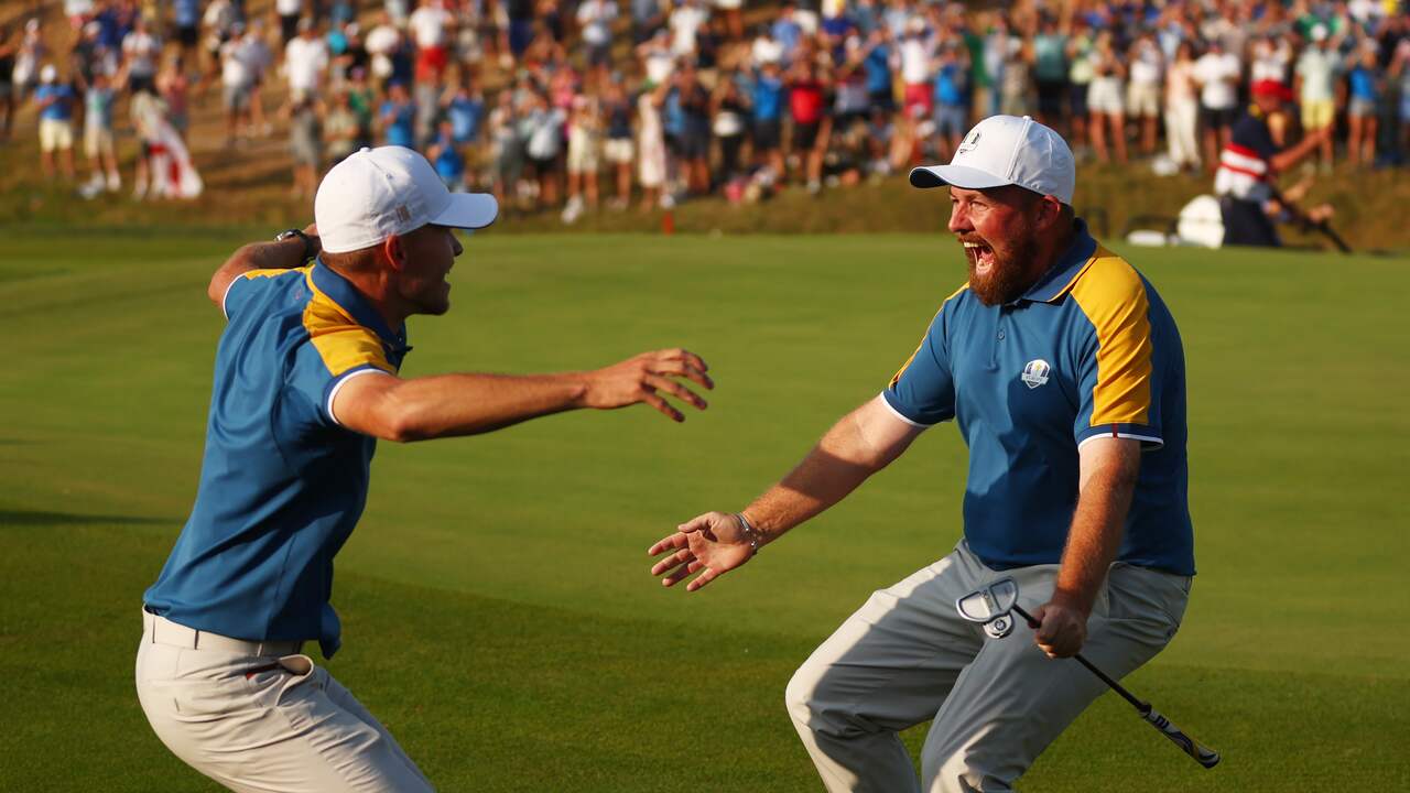 European golfers fend off American comeback and regain Ryder Cup
