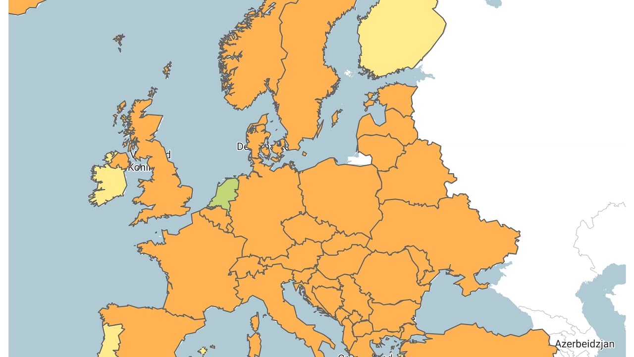 licht temperatuur Buiten Naar deze Europese bestemmingen kan je weer op vakantie | Coronavirus |  NU.nl