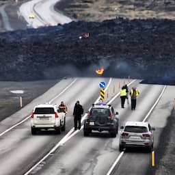 Video | Lava blokkeert weg in IJsland na vulkaanuitbarsting