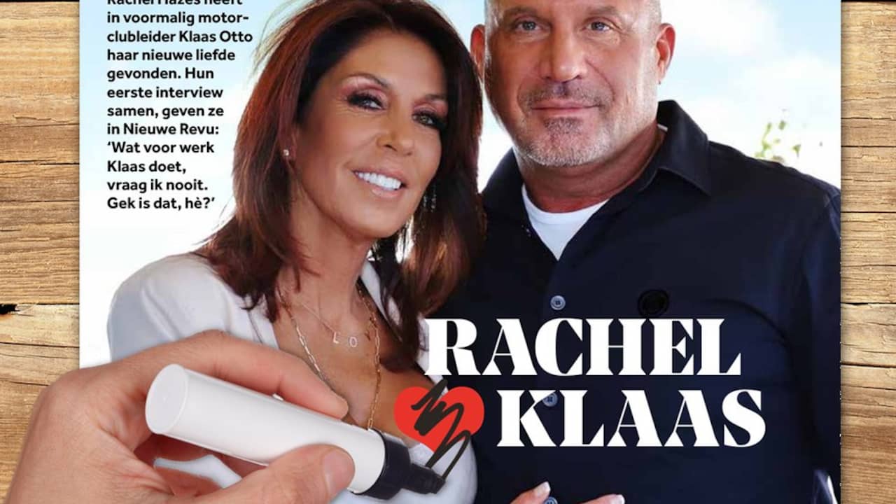 Rachel Hazes and Klaas Otto are together on the cover of Nieuwe Revu.