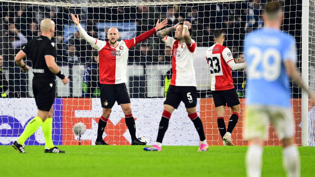 Feyenoord has to chase the Champions League after defeat at Lazio ...