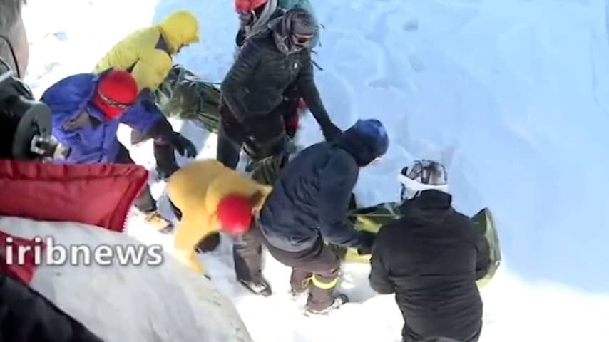 Zeker tien bergbeklimmers omgekomen in Iran door sneeuwstorm