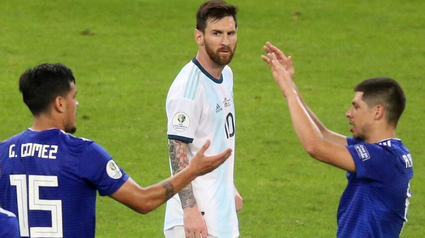 Argentinië ontsnapt aan tweede nederlaag op Copa América