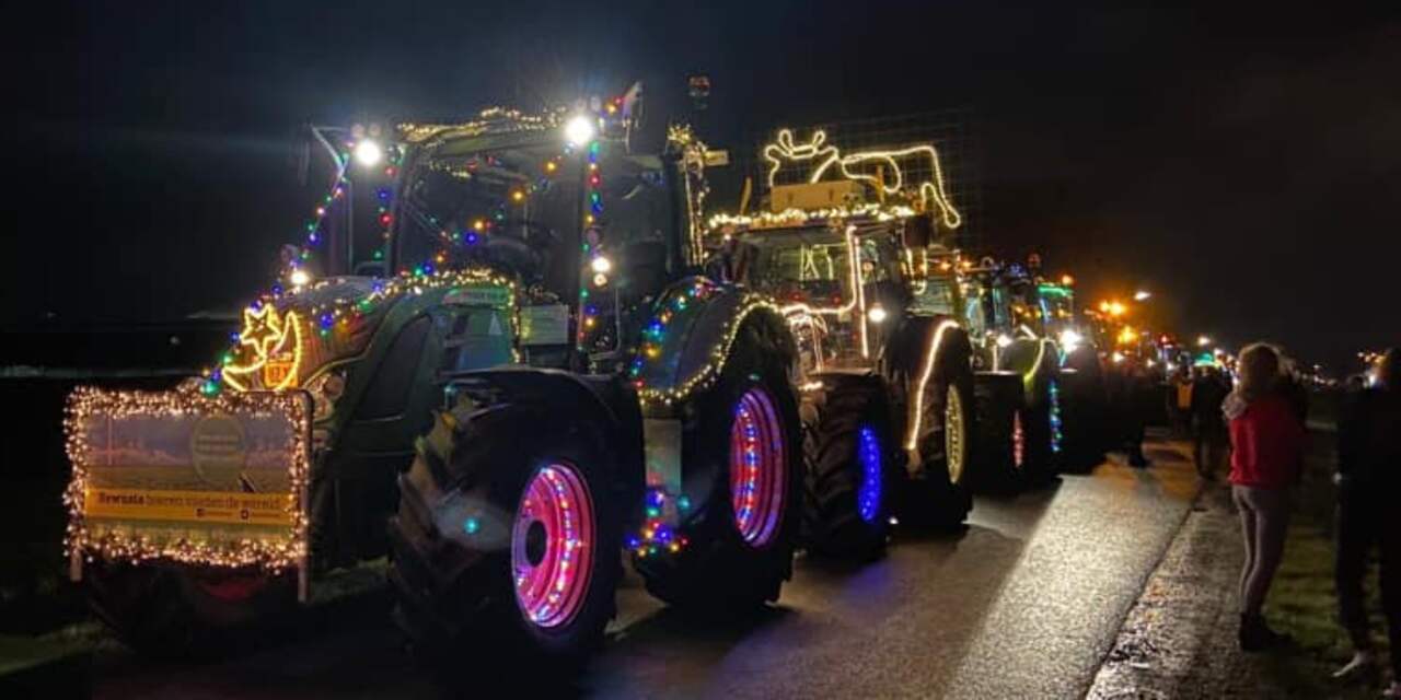 Boeren in Eemland maken zaterdag op versierde tractoren een lichttour langs verzorgingstehuizen