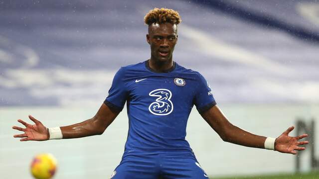 Tammy Abraham scoorde twee keer voor Chelsea.