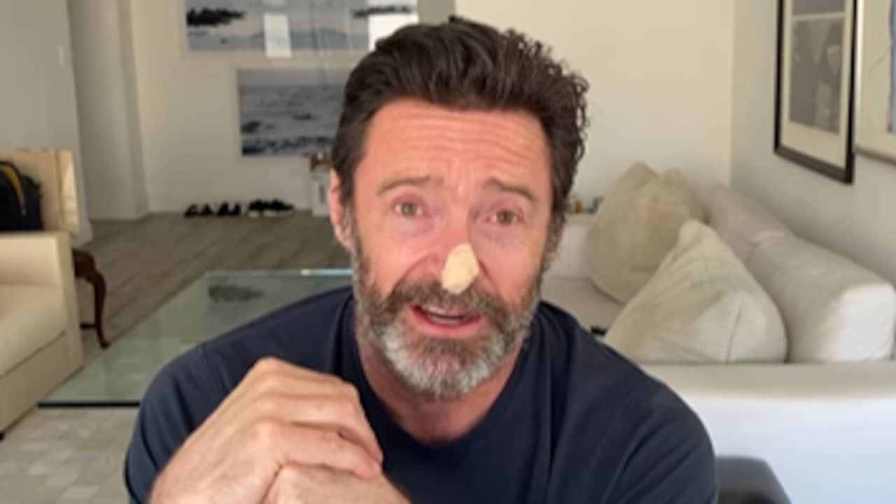 Hugh Jackman Receives Treatment for Suspicious Skin Cells on His Nose Again