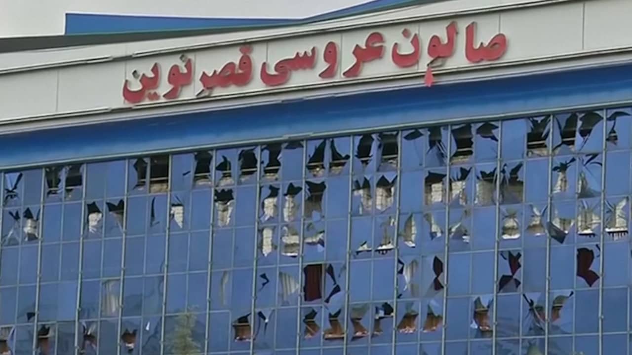 Beeld uit video: Dodelijke autobom richt veel schade aan in Kabul