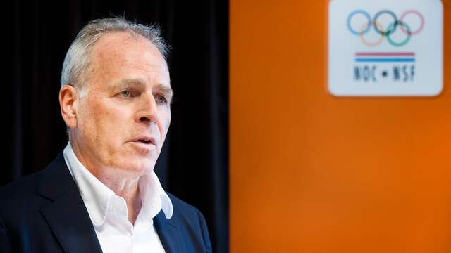 Algemeen directeur Gerard Dielessen van het NOC*NSF is blij dat VVD en D66 waarschijnlijk deel van de coalitie gaan uitmaken.