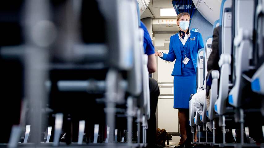 KLM stewardess