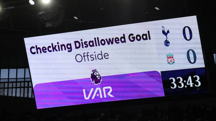 Engelse scheidsrechtersbond straft VAR na blunder bij Tottenham-Liverpool