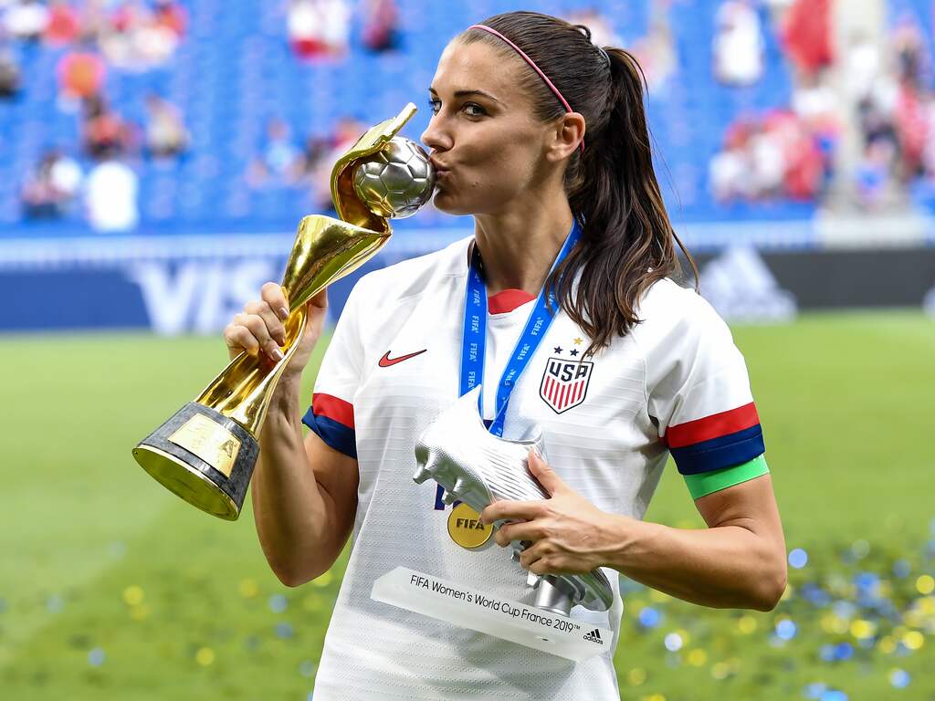 Zwangere Amerikaanse spits Morgan heeft goede hoop Spelen te halen |  Voetbal | NU.nl